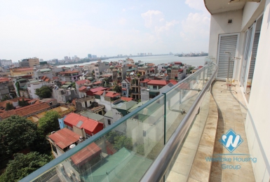 Lake view 02 bedroom apartment for lease in Golden Westlake, Tay Ho, Hanoi
